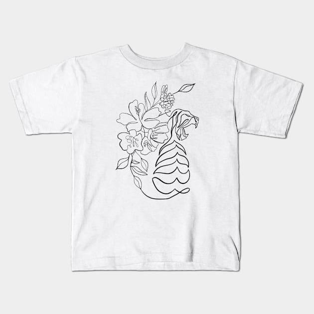 Tiger Lily Kids T-Shirt by DIGBY Designs & Printing 